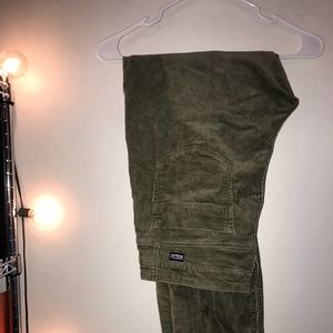 Patagonia Green Corduroy Pants